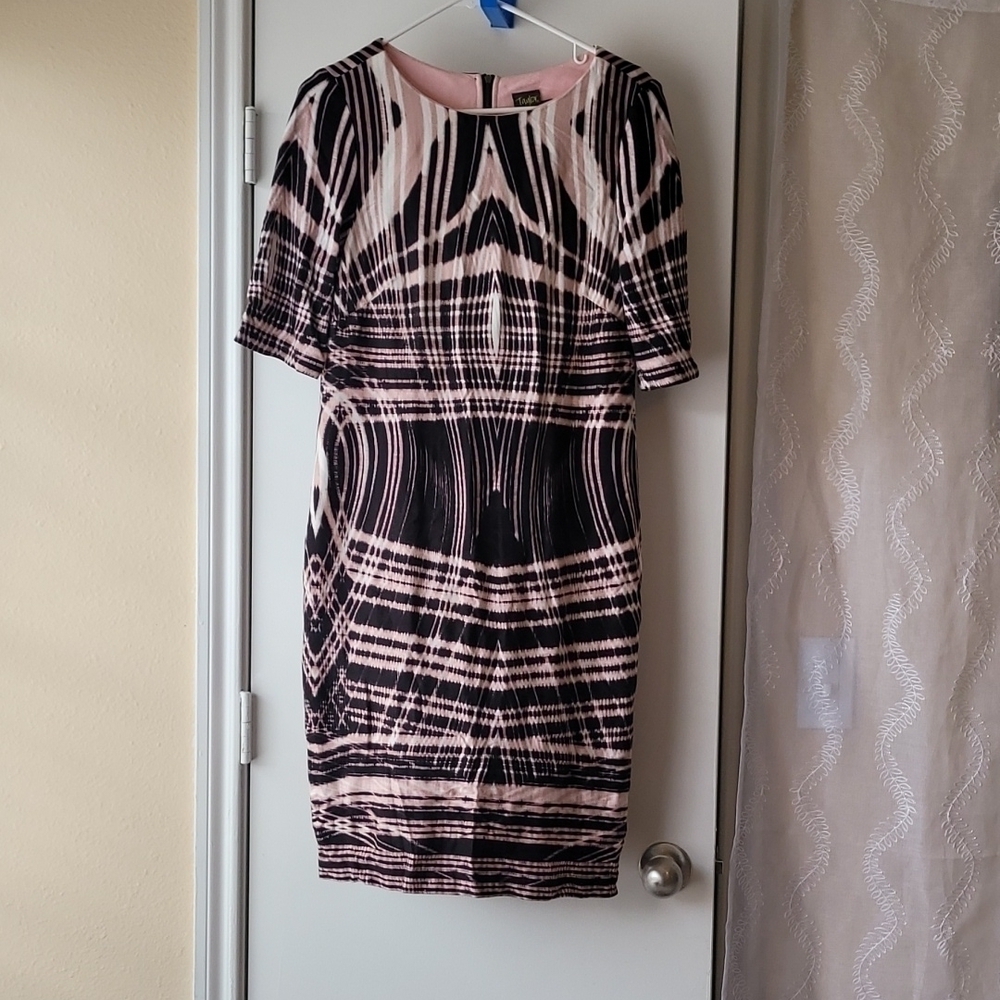 Taylor Fitted Dress Midi Size 10